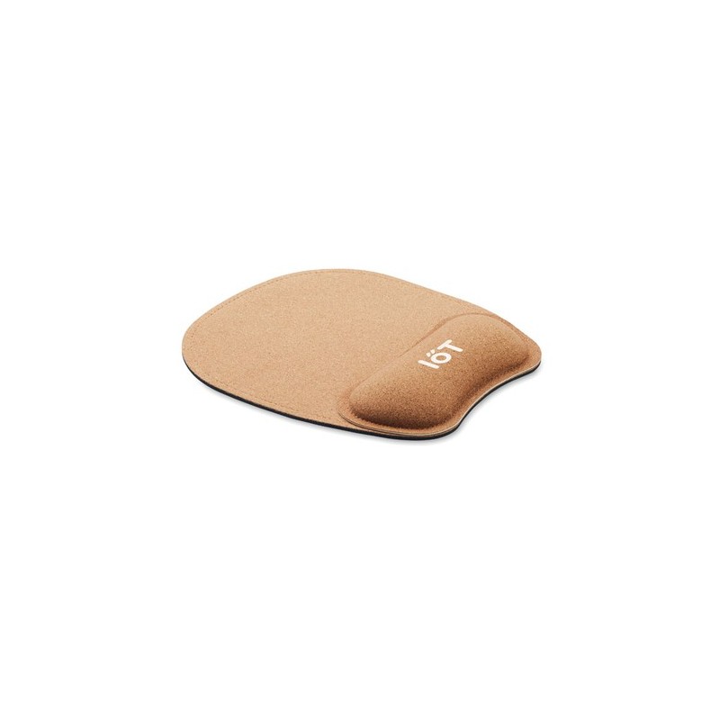 Tapis de souris ergonomique personnalisé - Confort et style pas cher MARBO Matières : liège Couleurs : beige impression haute dé