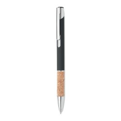 Stylo en aluminium personnalisé à encre bleue - VERIA Matières : aluminium recyclé  Couleurs : noir