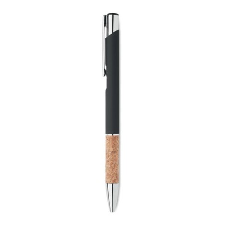 Stylo en aluminium personnalisé à encre bleue - VERIA Matières : aluminium recyclé  Couleurs : noir personnalisation rapide en F