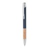 Stylo en aluminium personnalisé à encre bleue - VERIA Matières : aluminium recyclé  Couleurs : bleu goodies publicitaire événeme