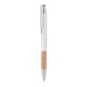 Stylo en aluminium personnalisé à encre bleue - VERIA Matières : aluminium recyclé  Couleurs : blanc personnalisable avec votre 
