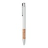 Stylo en aluminium personnalisé à encre bleue - VERIA Matières : aluminium recyclé  Couleurs : blanc goodies entreprise design