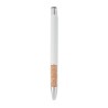 Stylo en aluminium personnalisé à encre bleue - VERIA Matières : aluminium recyclé  Couleurs : blanc impression logo haute quali