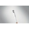 Stylo en aluminium personnalisé à encre bleue - VERIA Matières : aluminium recyclé  Couleurs : blanc goodies personnalisé en sto