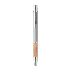Stylo en aluminium personnalisé à encre bleue - VERIA impression haute définition