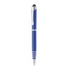 Stylo à bille  personnalisé pratique - FLORINA Matières : aluminium recyclé  Couleurs : bleu