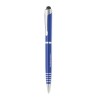 Stylo à bille  personnalisé pratique - FLORINA Matières : aluminium recyclé  Couleurs : bleu objet promo petit budget