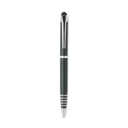 Stylo à bille  personnalisé pratique - FLORINA Matières : aluminium recyclé  Couleurs : noir livraison express 24h 48h