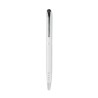 Stylo à bille  personnalisé pratique - FLORINA Matières : aluminium recyclé  Couleurs : blanc impression haute définition