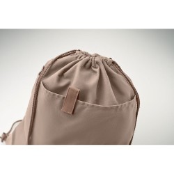 Sac à cordon  en coton recyclé PANDA BAG Matières : coton recyclé Couleurs : corde personnalisable avec votre logo