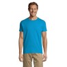 T-Shirt Homme 190g Publicitaire IMPERIAL Matières : coton Taille textile : 5XL Couleurs : bleu aqua marquage couleur éclatante