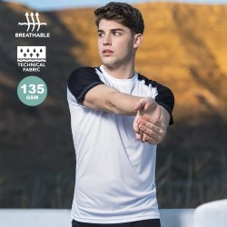 T-Shirt Ecologique Adulte Dinamic Comby marquage laser ultra précis