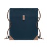 Sac à cordon  en coton recyclé PANDA BAG Matières : coton recyclé Couleurs : bleu marine marquage couleur éclatante