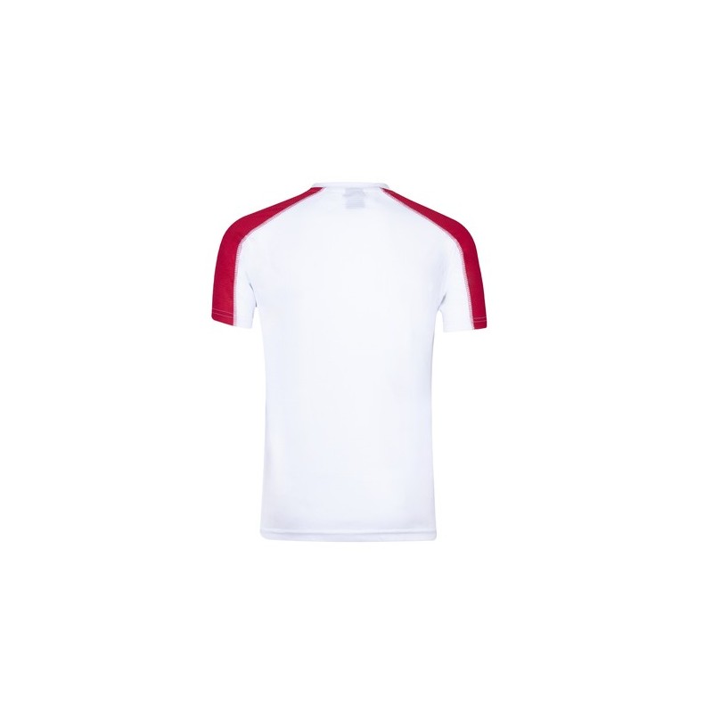T-Shirt Ecologique Adulte Dinamic Comby Matières : polyester Taille textile : S Couleurs : rouge objet publicitaire robuste