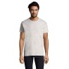 T-Shirt Homme 190g Publicitaire IMPERIAL Matières : coton Taille textile : 5XL Couleurs : blanc chiné cadeau collaborateur premi