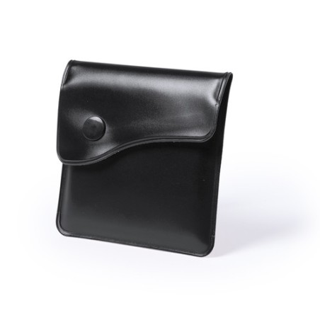 Cendrier Poche Pratique et Personnalisé Berko Matières : aluminium Couleurs : noir