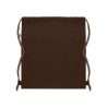 Sac à cordon  en coton recyclé PANDA BAG Matières : coton recyclé Couleurs : chocolat objet promotionnel éco-responsable