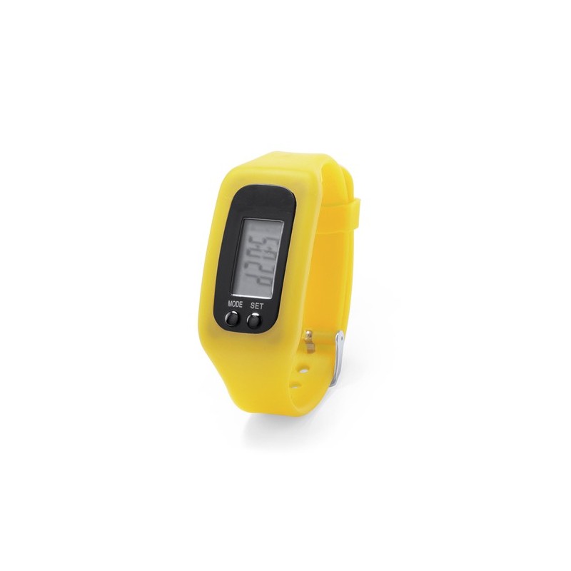 Montre Sportive Personnalisée Drogon Matières : silicone Couleurs : blanc personnalisable avec votre logo