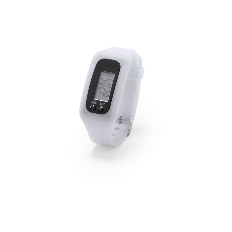 Montre Sportive Personnalisée Drogon Matières : silicone Couleurs : blanc cadeau entreprise pas cher