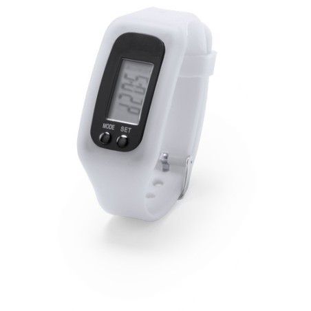 Montre Sportive Personnalisée Drogon Matières : silicone Couleurs : blanc cadeau entreprise pas cher