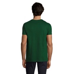 T-Shirt Homme 190g Publicitaire IMPERIAL Matières : coton Taille textile : 5XL Couleurs : vert bouteille marquage laser ultra pr