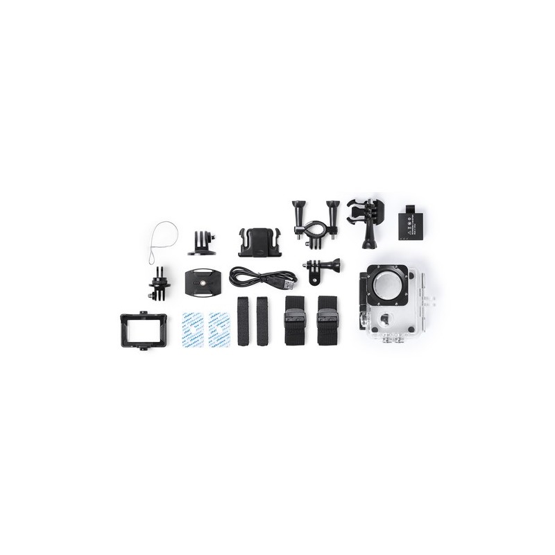 Caméra Sportive HD 720p Personnalisée - Komir Couleurs : argenté cadeau collaborateur premium