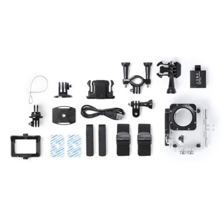 Caméra Sportive HD 720p Personnalisée - Komir Couleurs : argenté cadeau collaborateur premium