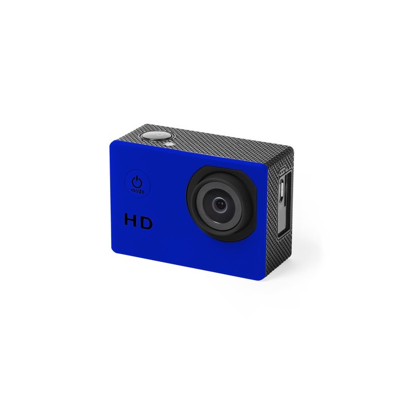 Caméra Sportive HD 720p Personnalisée - Komir Couleurs : bleu marquage laser ultra précis