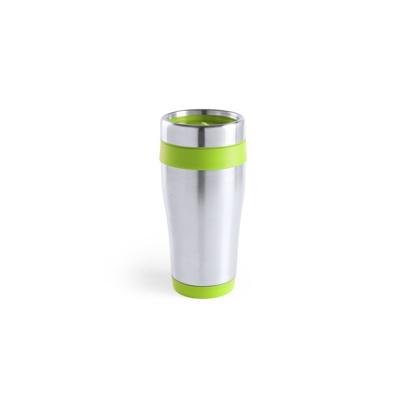 Mug Thermique Isotherme Personnalisé Fresno Matières : acier inoxydable Couleurs : bleu goodies publicitaire durable
