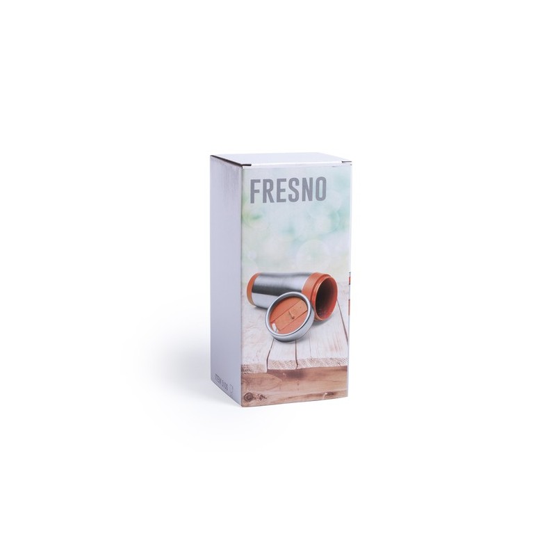Mug Thermique Isotherme Personnalisé Fresno Matières : acier inoxydable Couleurs : bleu personnalisation rapide en France