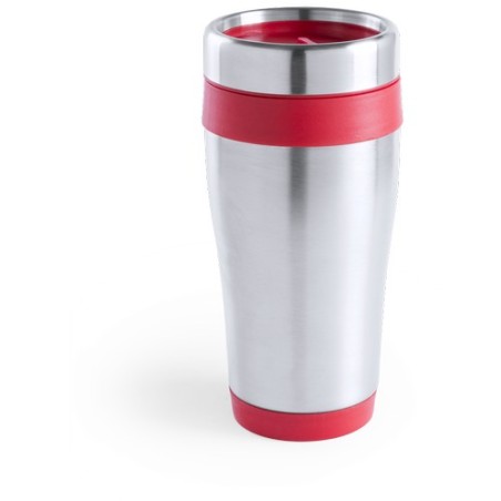 Mug Thermique Isotherme Personnalisé Fresno Matières : acier inoxydable Couleurs : bleu objet promo petit budget