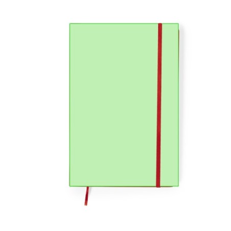 Set de Carnet et Stylo Éco-responsables Personnalisés - Marden Matières : PU Couleurs : bleu marquage couleur éclatante