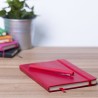 Set de Carnet et Stylo Éco-responsables Personnalisés - Marden Matières : PU Couleurs : jaune personnalisation rapide en France
