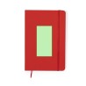 Set de Carnet et Stylo Éco-responsables Personnalisés - Marden Matières : PU Couleurs : rouge marquage couleur éclatante