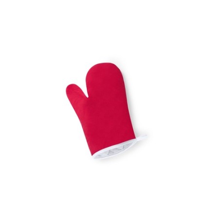 Set de Cuisine Pratique Éco-responsable Leston Matières : coton Couleurs : rouge marquage couleur éclatante