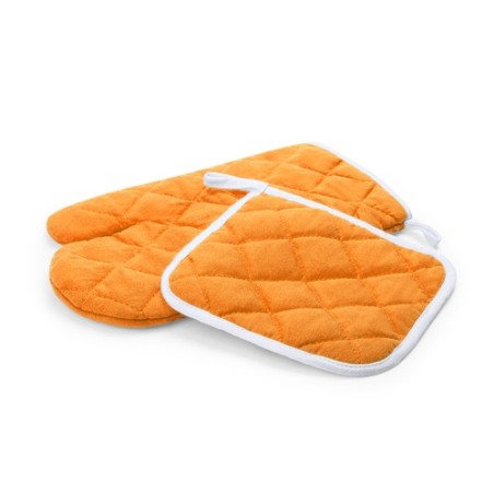 Set de Cuisine Pratique Éco-responsable Leston Matières : coton Couleurs : rouge accessoire événementiel unique