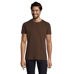 T-Shirt Homme 190g Publicitaire IMPERIAL Matières : coton Taille textile : XS Couleurs : chocolat cadeau entreprise pas cher