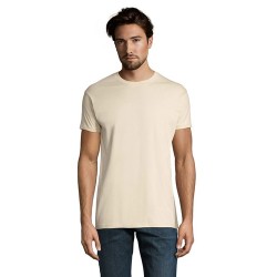 T-Shirt Homme 190g Publicitaire IMPERIAL Matières : coton Taille textile : XL Couleurs : crème impression logo haute qualité