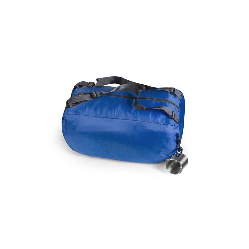 Sac à Dos Pliable Personnalisé pour Voyage pas cher Ribuk Matières : ripstop Couleurs : rouge cadeau client original