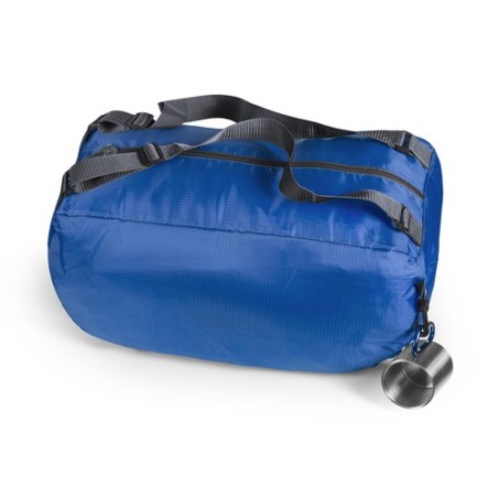 Sac à Dos Pliable Personnalisé pour Voyage pas cher Ribuk Matières : ripstop Couleurs : rouge cadeau client original
