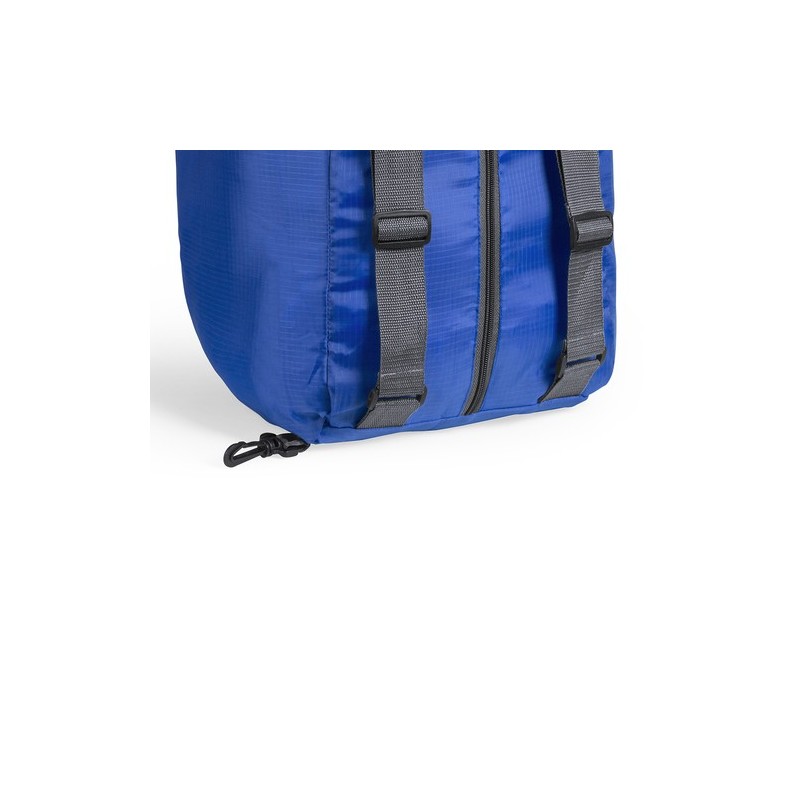 Sac à Dos Pliable Personnalisé pour Voyage pas cher Ribuk Matières : ripstop Couleurs : rouge objet promo petit budget