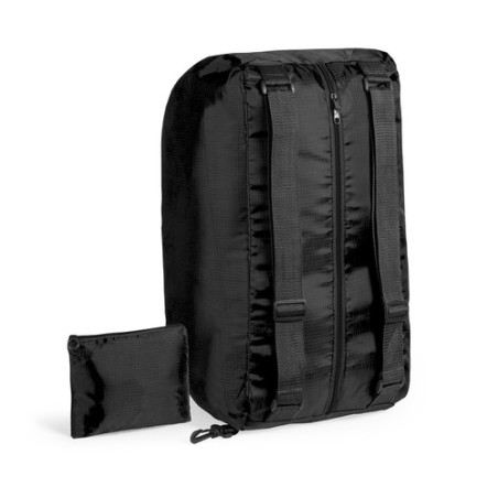Sac à Dos Pliable Personnalisé pour Voyage pas cher Ribuk Matières : ripstop Couleurs : rouge cadeau entreprise pas cher