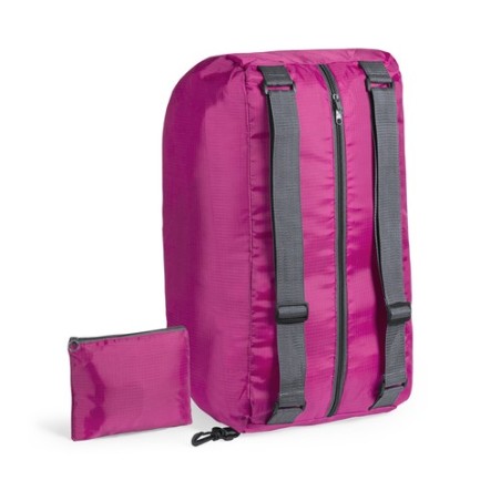 Sac à Dos Pliable Personnalisé pour Voyage pas cher Ribuk Matières : ripstop Couleurs : rouge livraison express 24h 48h