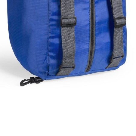 Sac à Dos Pliable Personnalisé pour Voyage pas cher Ribuk Matières : ripstop Couleurs : bleu objet publicitaire robuste