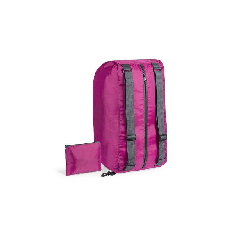 Sac à Dos Pliable Personnalisé pour Voyage pas cher Ribuk Matières : ripstop Couleurs : bleu objet promotionnel éco-responsable