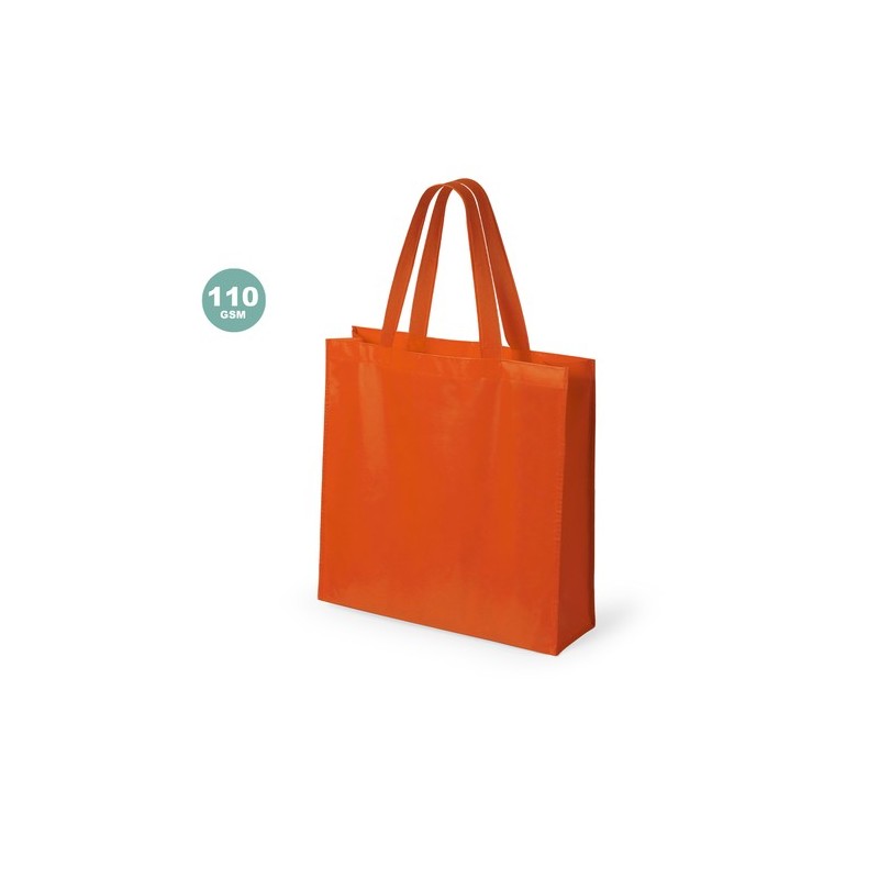 Sac Personnalisable de Shopping Natia Matières : polypropylène (PP) Couleurs : vert marquage couleur éclatante