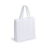 Sac Personnalisable de Shopping Natia Matières : polypropylène (PP) Couleurs : blanc marquage laser ultra précis