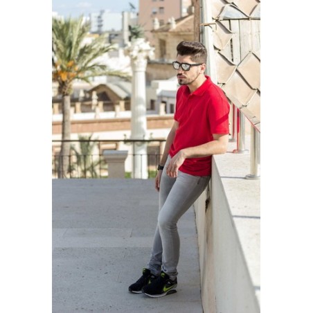 Polo Personnalisable 100% Coton Bartel Color Matières : coton Taille textile : S Couleurs : bleu livraison express 24h 48h