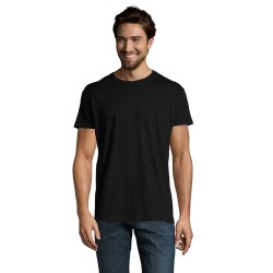 T-Shirt Homme 190g Publicitaire IMPERIAL Matières : coton Taille textile : S Couleurs : noir profond marquage laser ultra précis