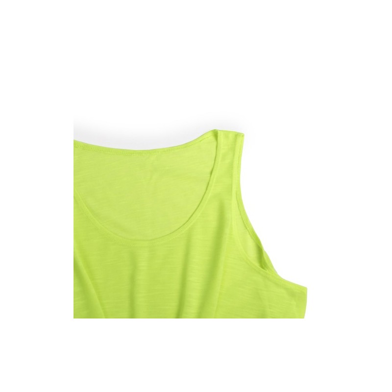 T-Shirt Femme Personnalisable Confortable Slem Matières : polyester Taille textile : M Couleurs : orange fluo cadeau affaires él